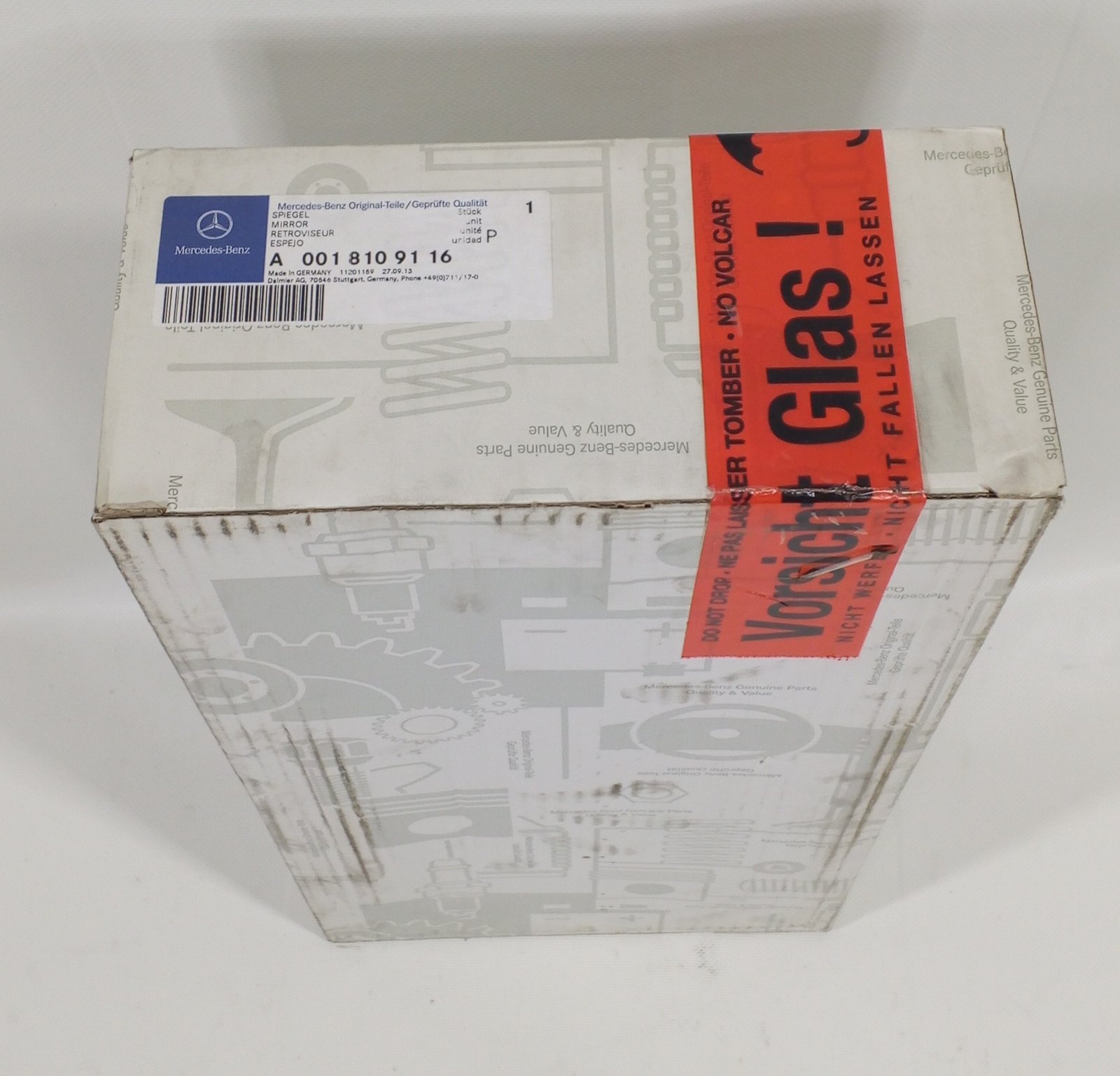 A 001 810 91 16 Mercedes-Benz Exterior Mirror Genuine OEM