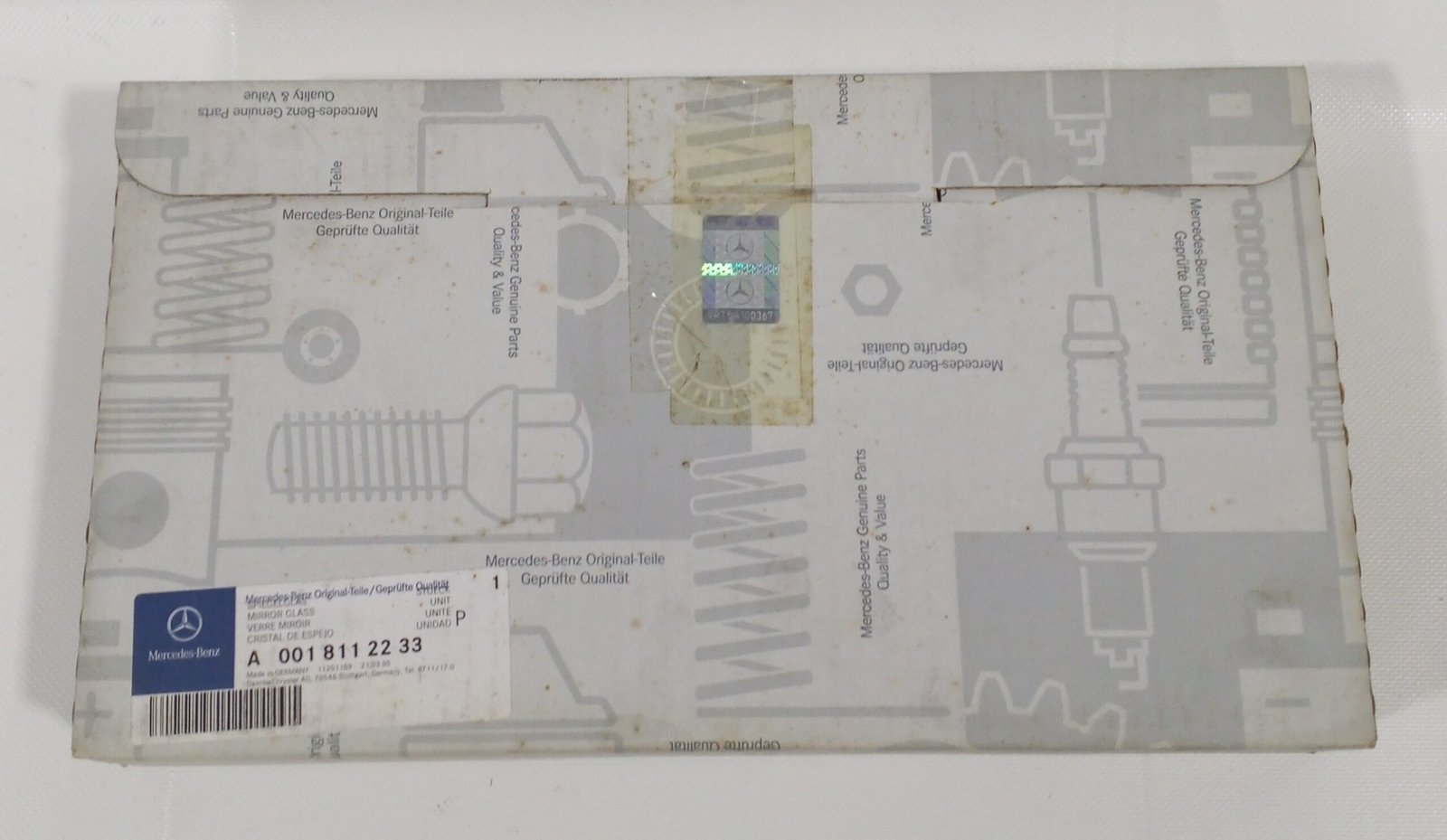 A 001 811 22 33 Mercedes-Benz Mirror Glass Genuine OEM
