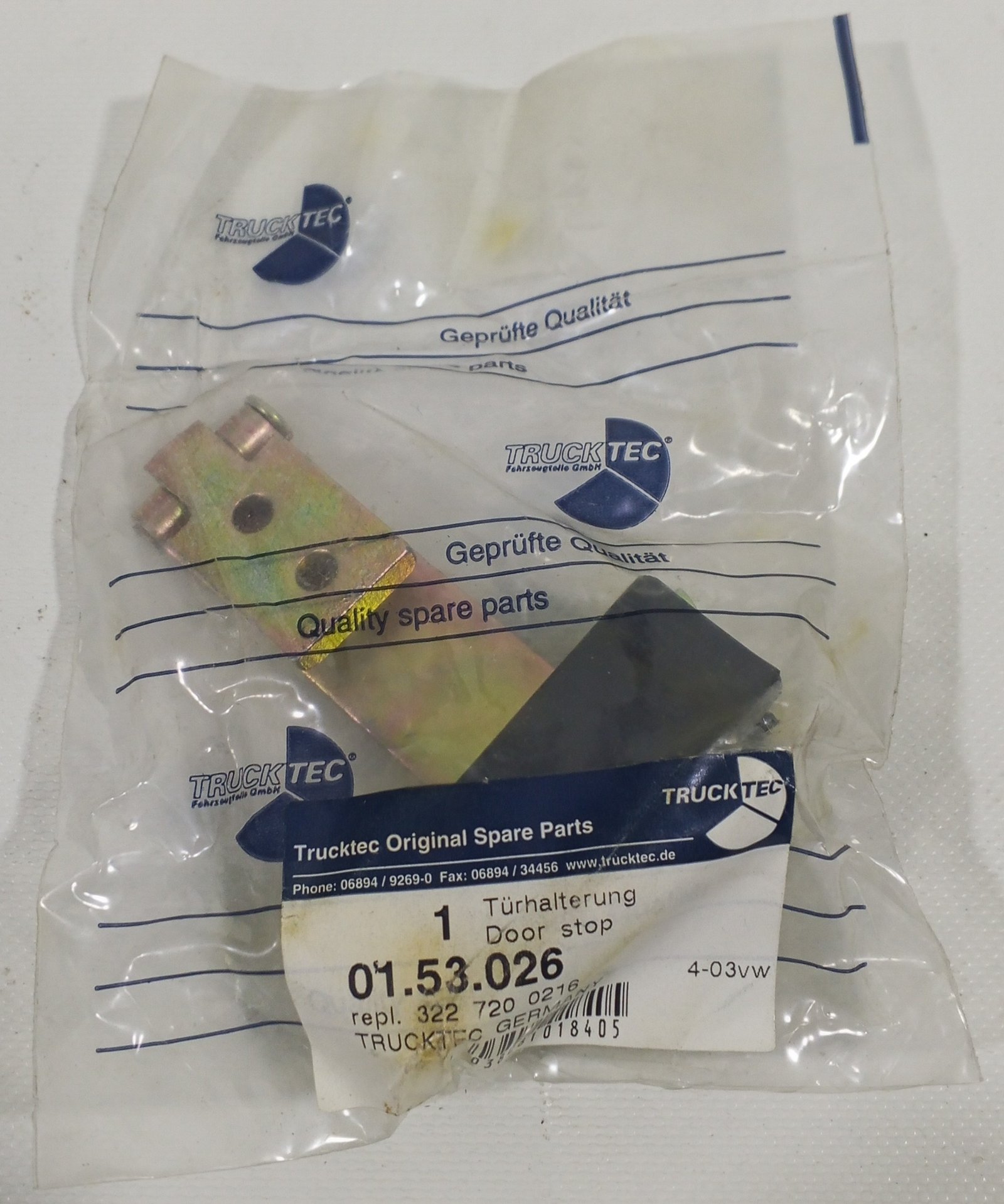 A 322 720 02 16 / 01.53.026 Door Stop Mercedes-Benz Trucktec