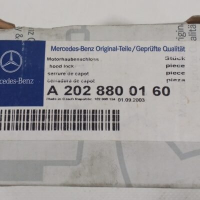 A 202 880 01 60 Hood Lock Mercedes-Benz Genuine Original Bonnet Lock