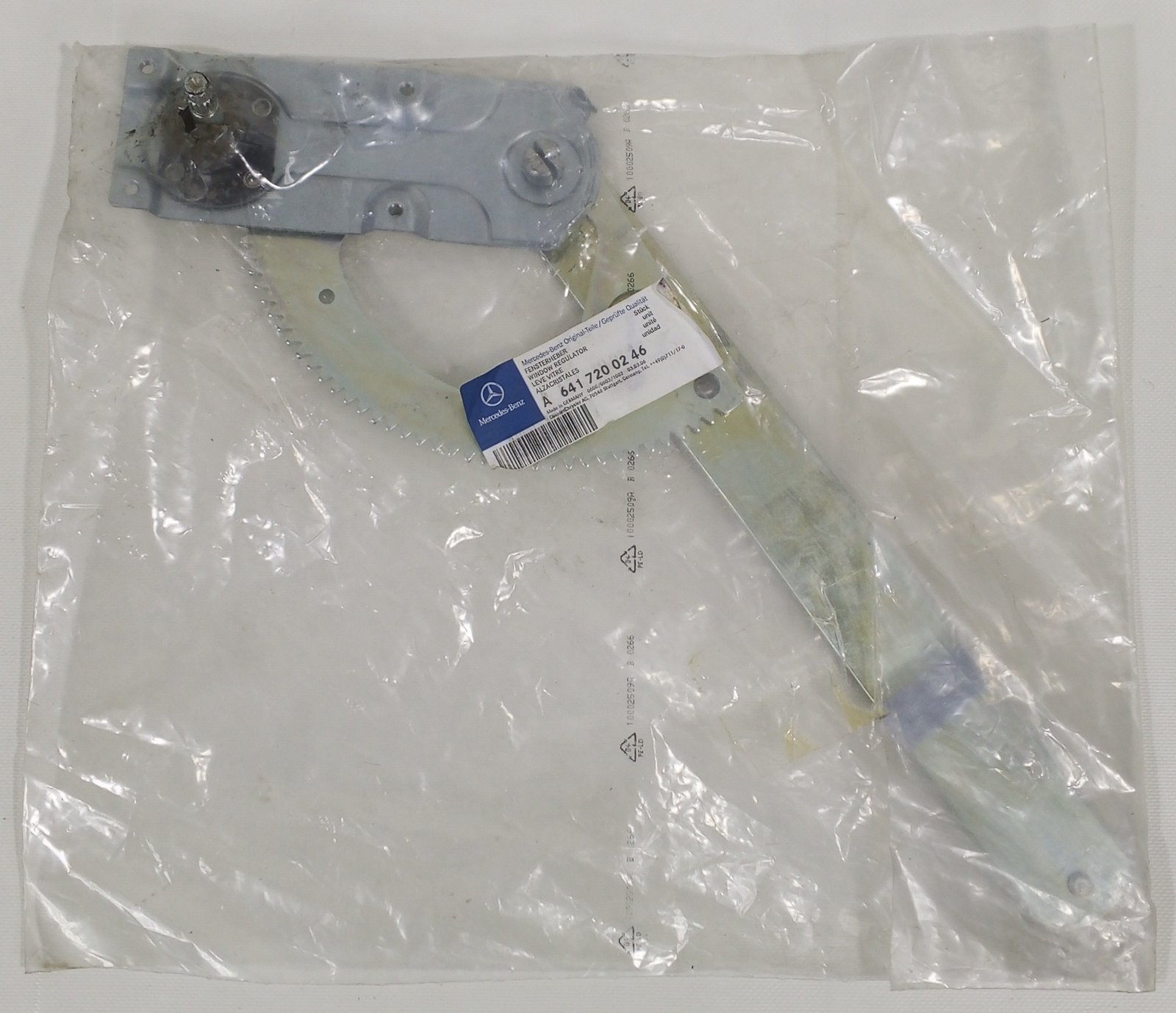 A 641 720 02 46 Mercedes Window Regulator Genuine OEM