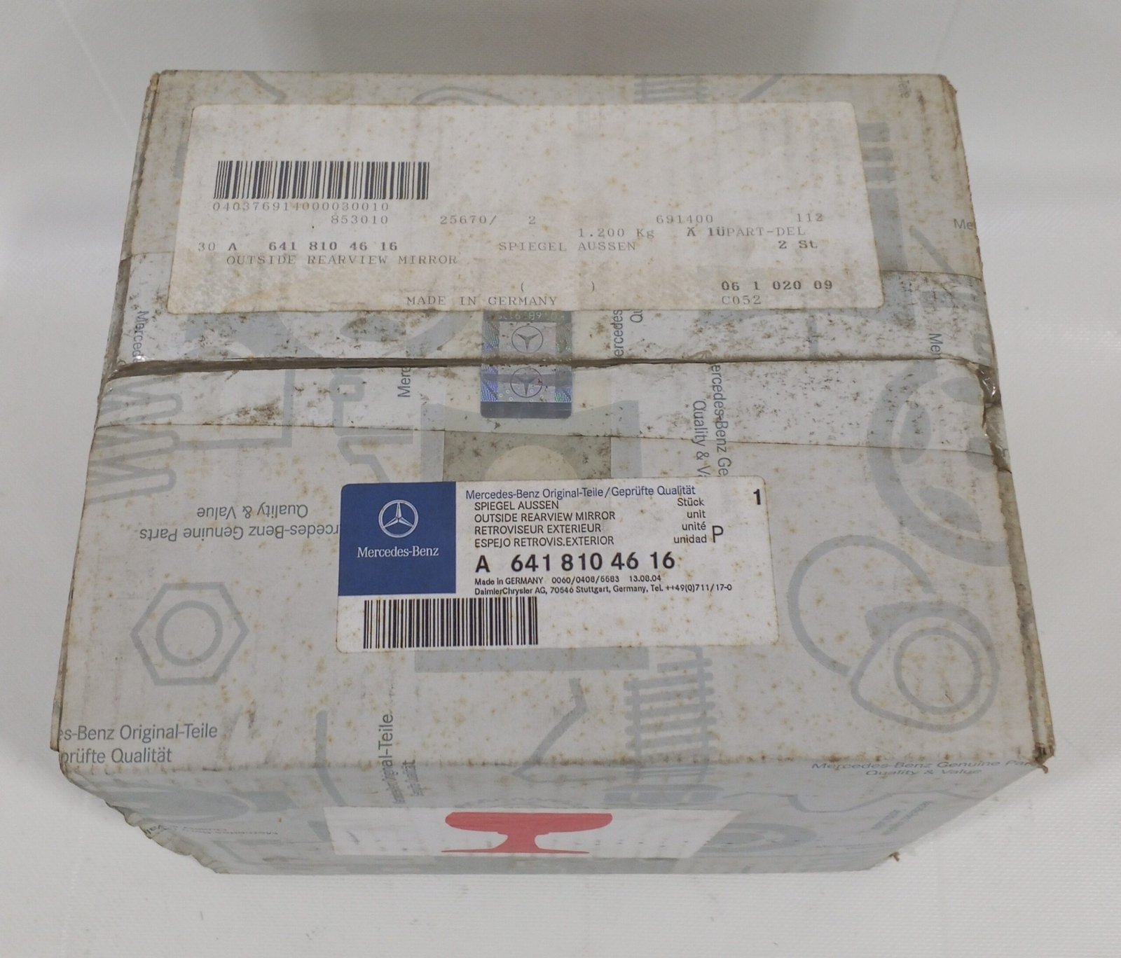 A 641 810 46 16 Mercedes-Benz Exterior Rear View Mirror Genuine OEM