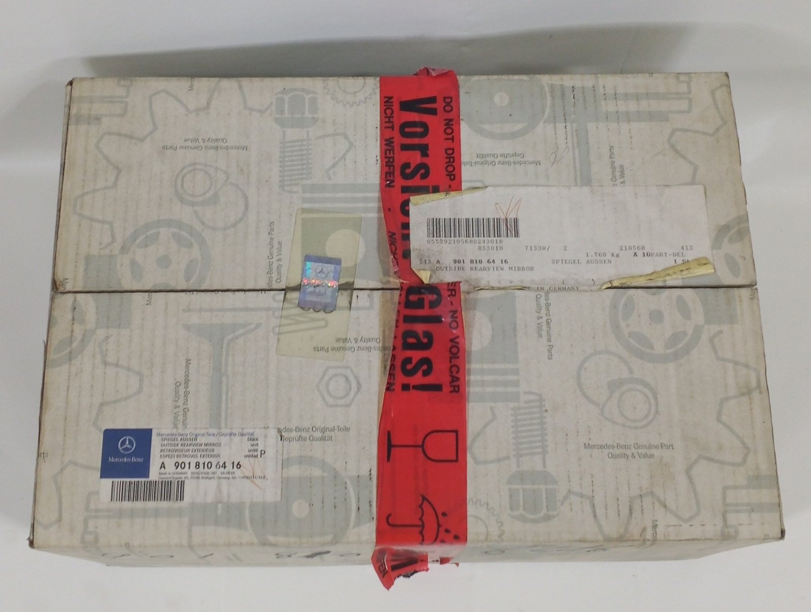 A 901 810 64 16 Mercedes-Benz Exterior Rear View Mirror Genuine OEM