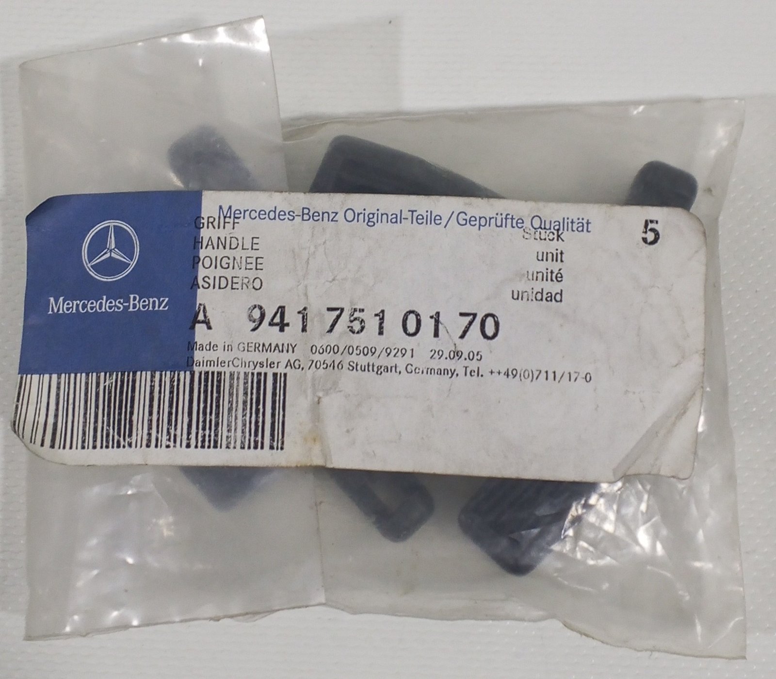 A 941 751 01 70 Mercedes Door Handle Genuine OEM