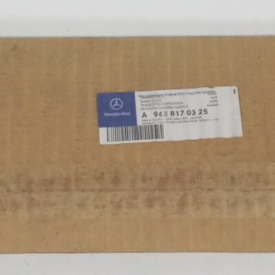 A 943 817 03 25 Mercedes-Benz Name Plate Genuine OEM Truck Identification Plate