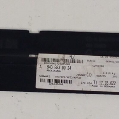 A 943 883 00 24 Mercedes Cover Genuine OEM Exterior Body Panel