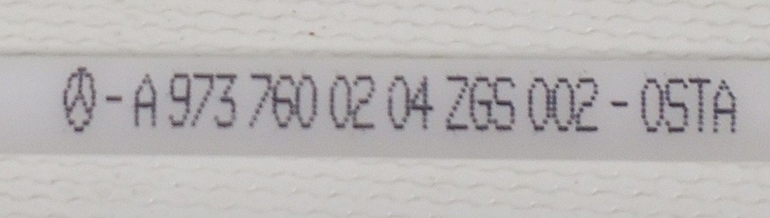 A 973 760 02 04 Mercedes Door Cable Genuine OEM Pull Cable - Image 3