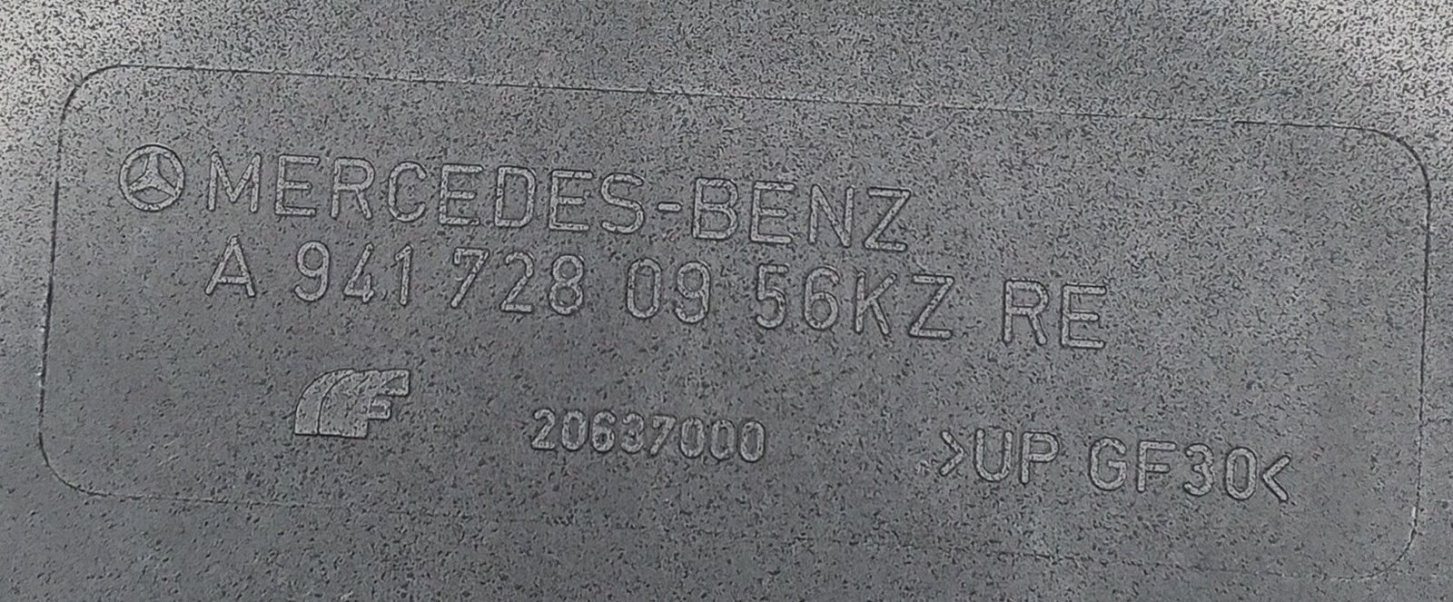 A 941 728 09 56 Mercedes Door Extension Cover Genuine OEM Actros - Image 4