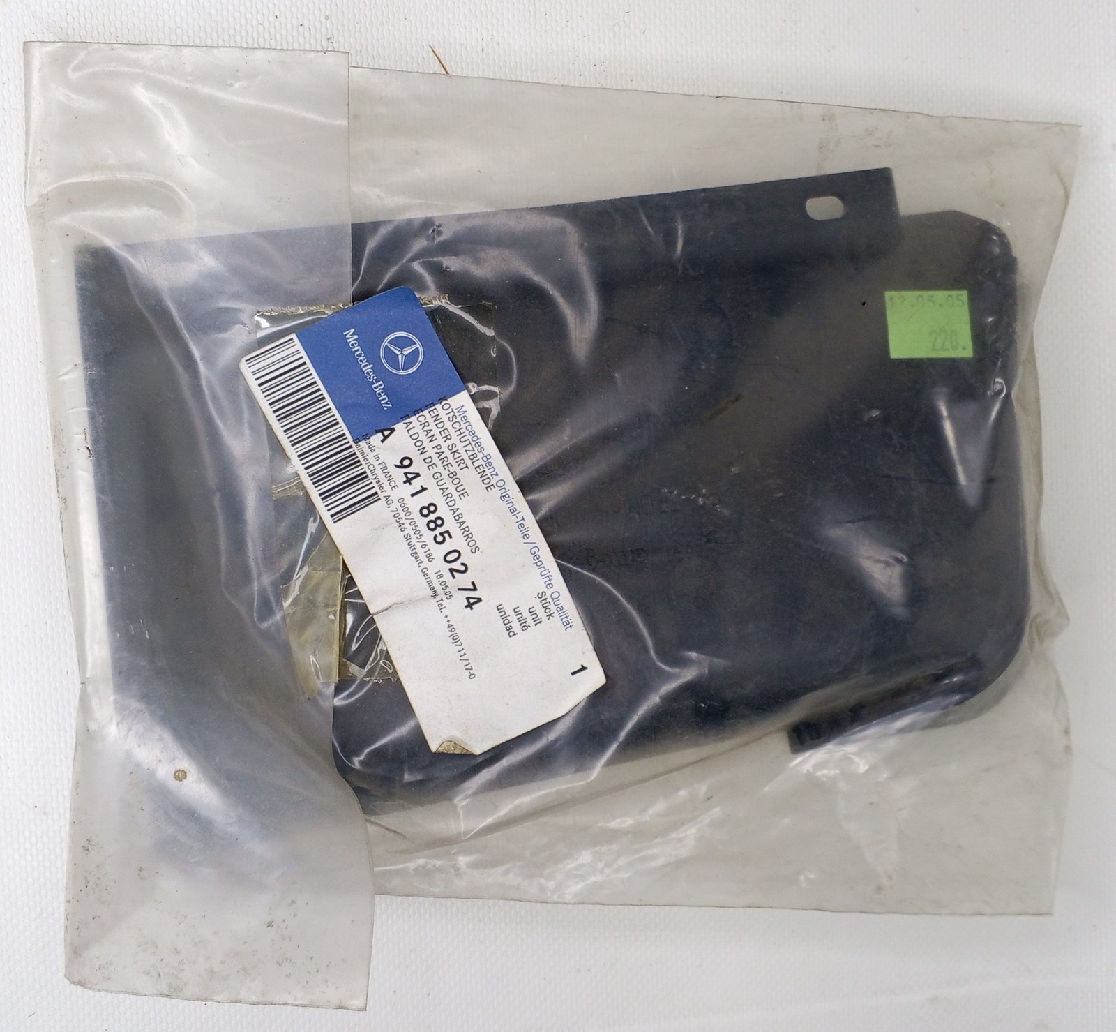 A 941 885 02 74 Mercedes Fender Skirt Genuine OEM