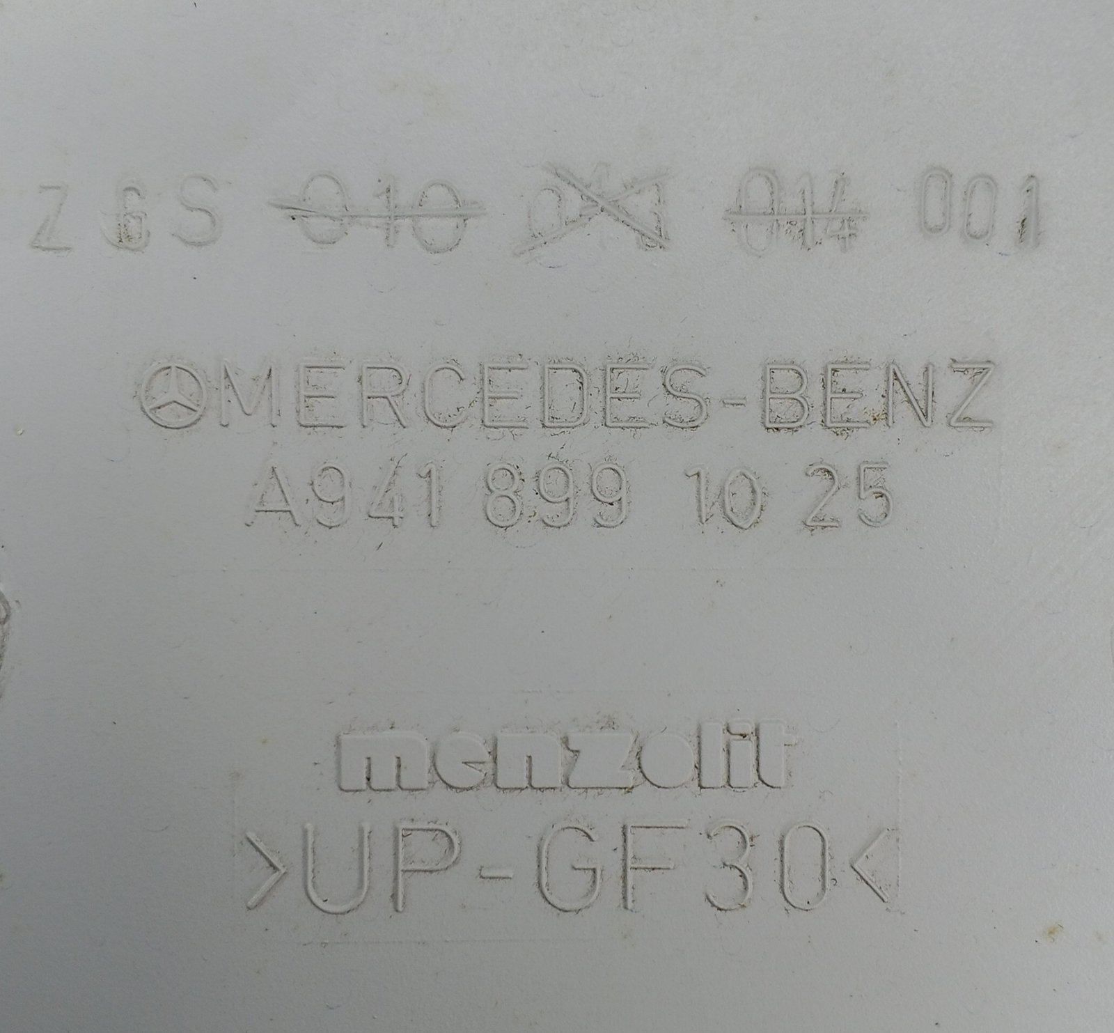 A 941 899 10 25 Mercedes Ornamental Cover Genuine OEM - Image 4