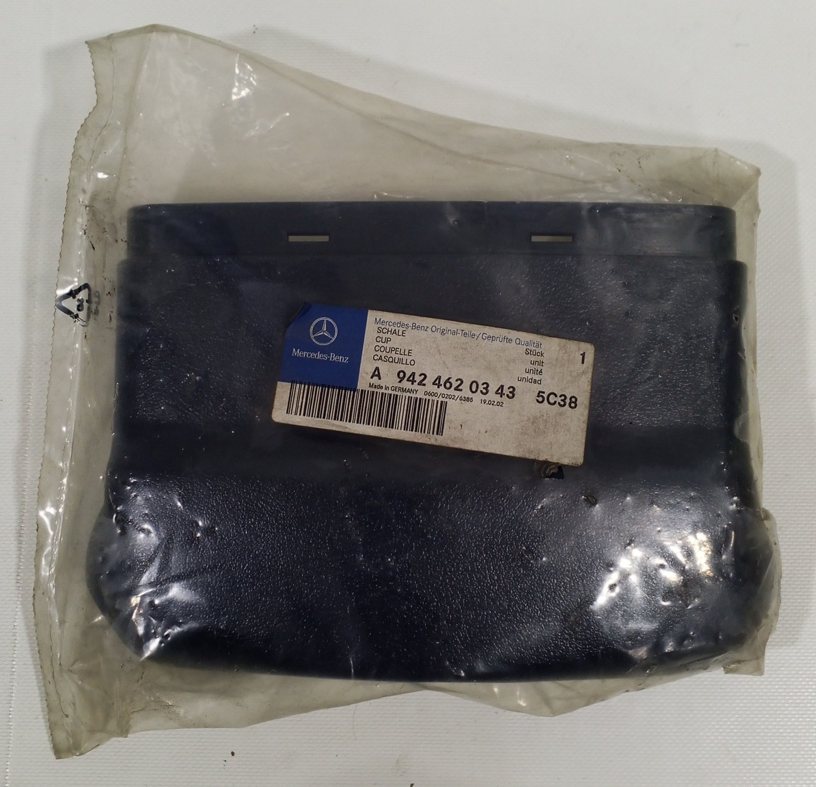 A 942 462 03 43 Mercedes Cup Cover Genuine OEM Schale Housing