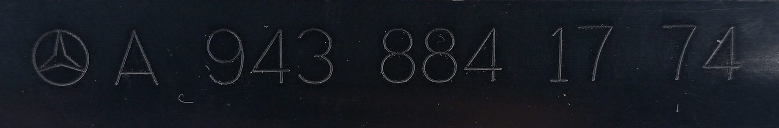 A 943 884 17 74 Mercedes Fender Skirt Genuine OEM - Image 4