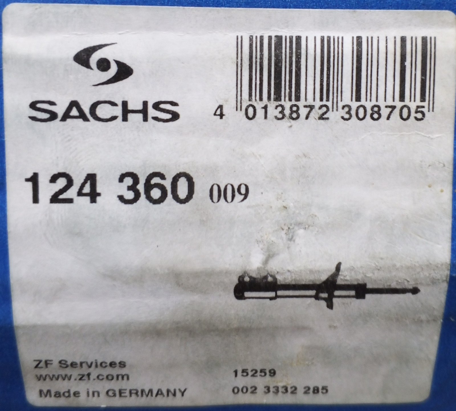 124 360 Sachs Shock Absorber From Mercedes - Image 7
