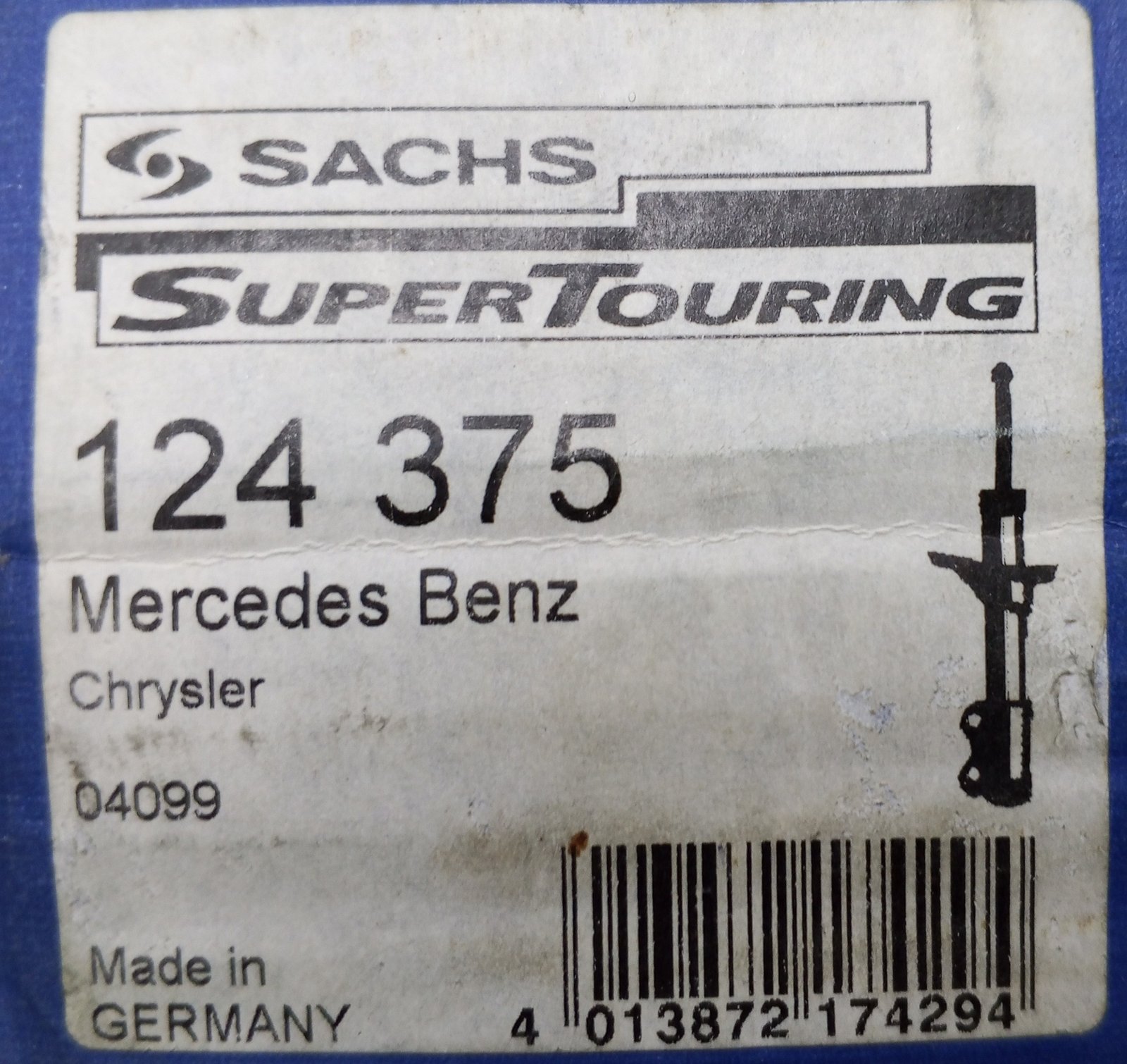 124 375 Sachs Shock Absorber From Mercedes - Image 6