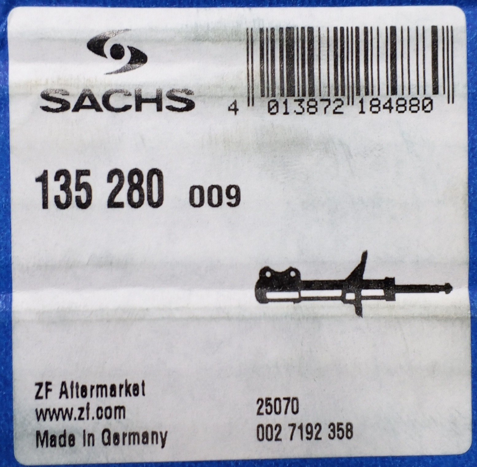 135 280 Sachs Shock Absorber From Mercedes - Image 6