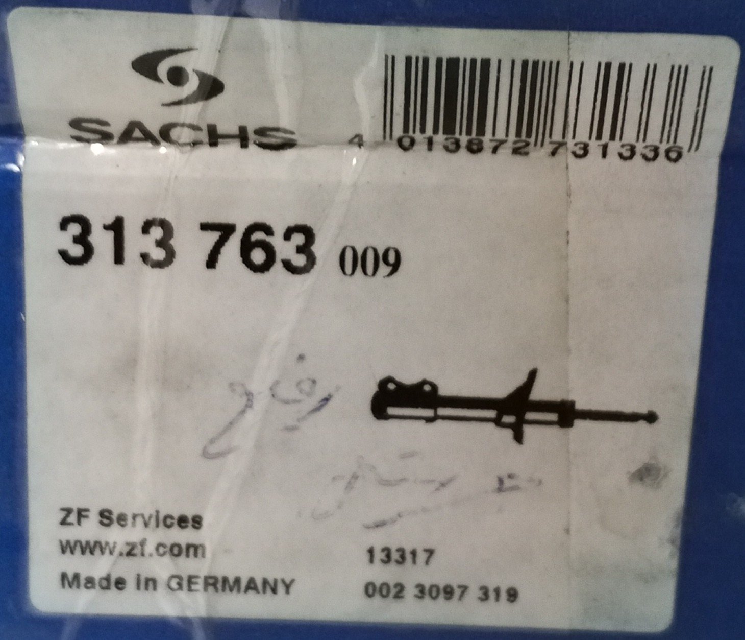 313 763 Sachs Shock Absorber From Mercedes - Image 6