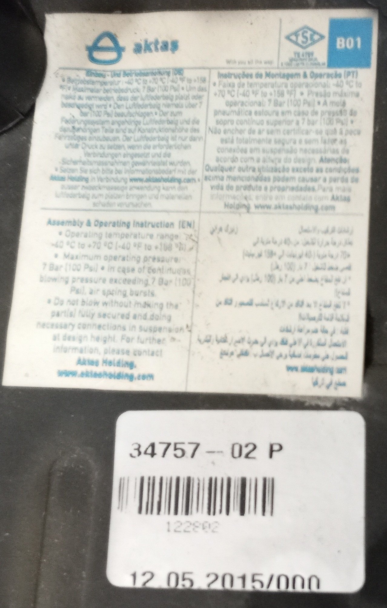 34757-02P Airtech Air Spring Mercedes - Image 4