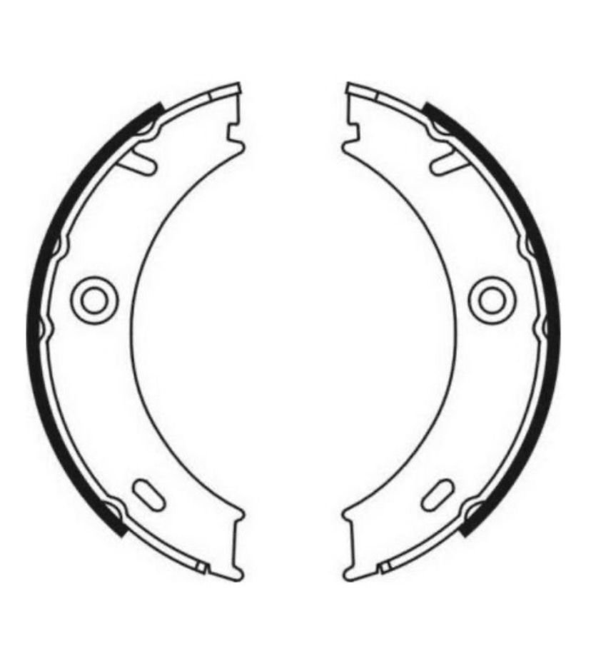 A0024205920 Mercedes-Benz Brake Shoe Set, Parking Brake