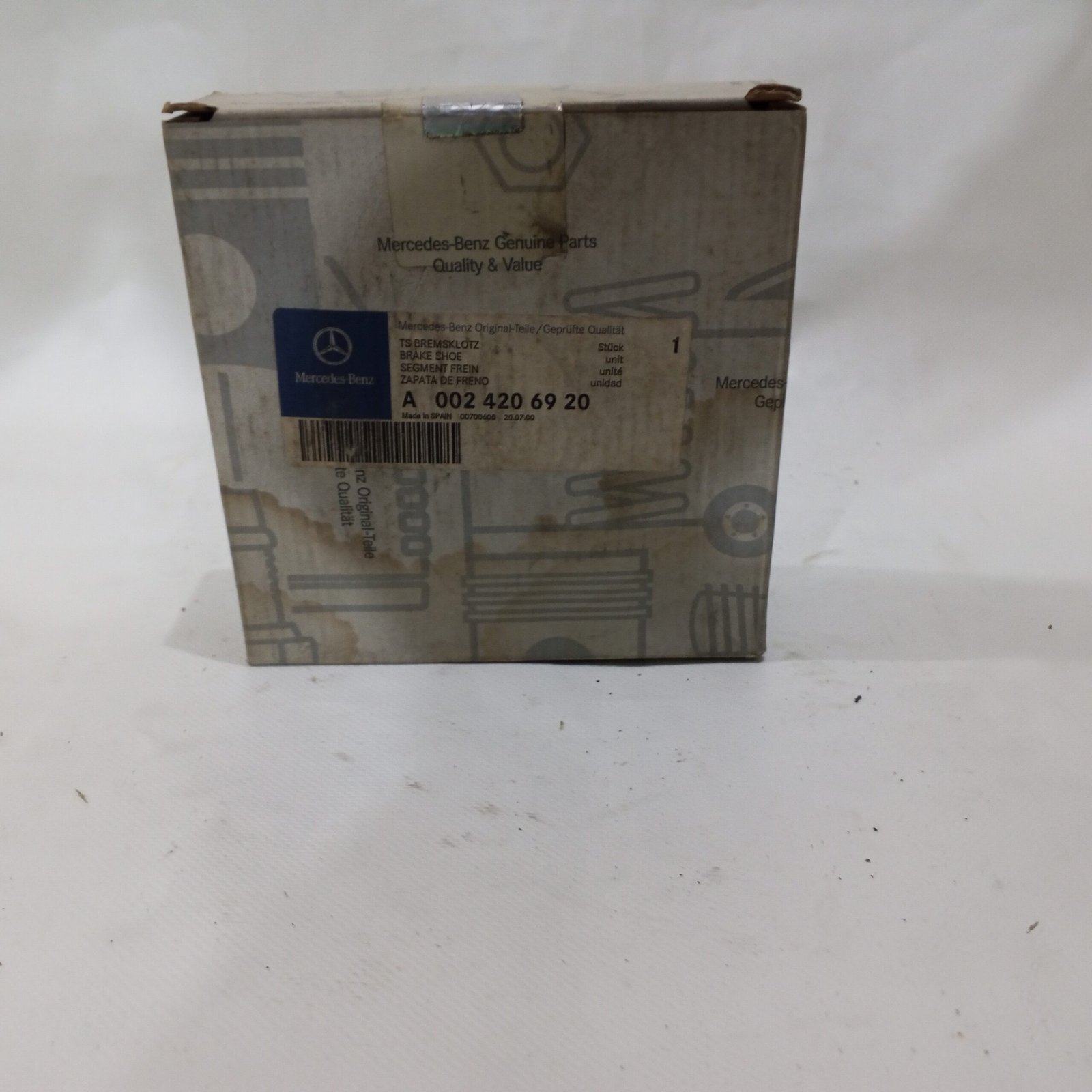 A0024206920 Mercedes-Benz Brake Pad Set, Disc Brake - Image 2