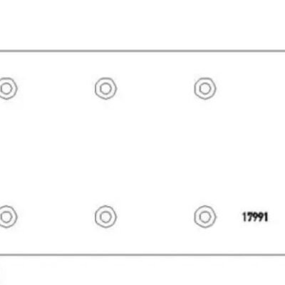 WVA17991 TVS Brake Lining, Drum Brake From SCANIA