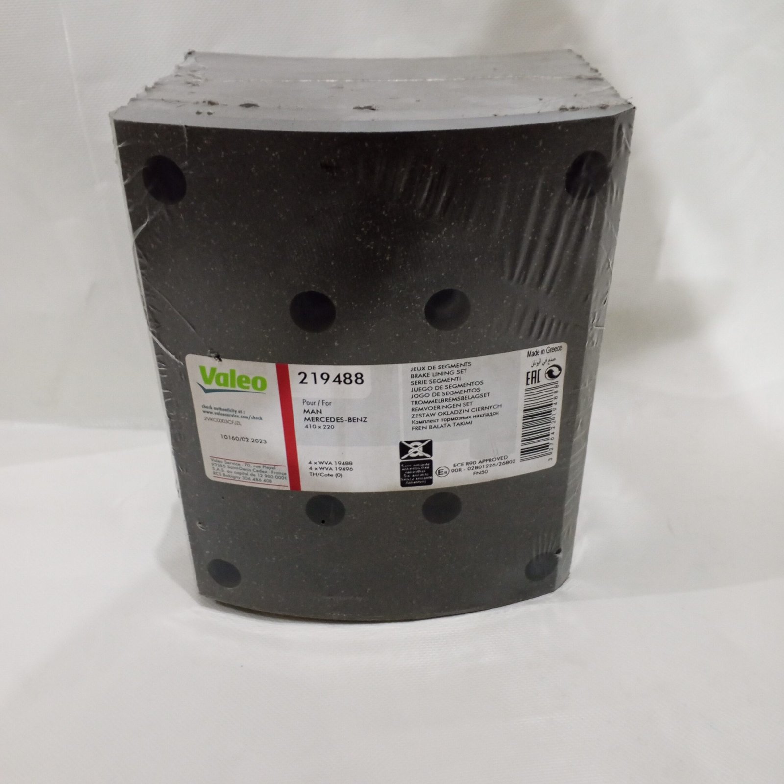 219488 Valeo Brake Lining, Drum Brake - Image 2