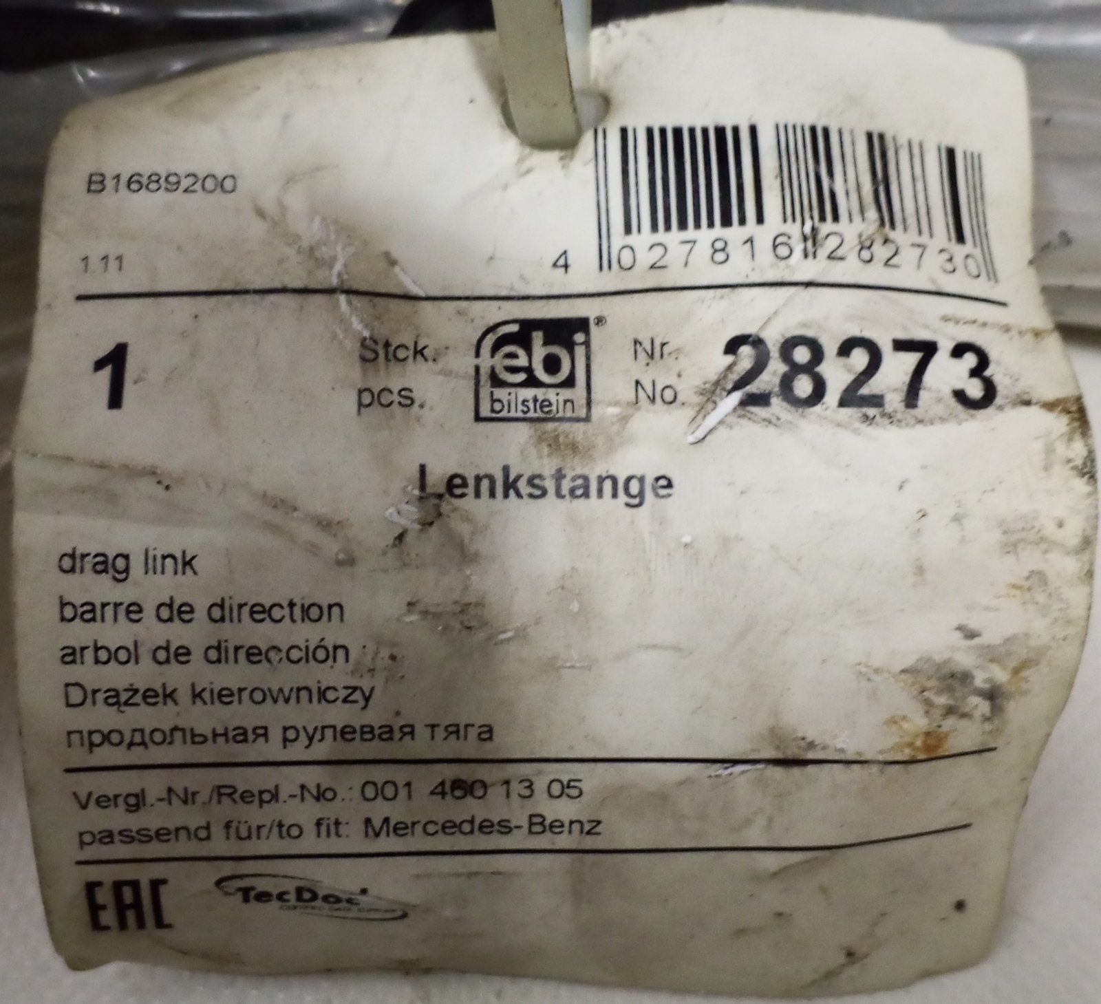 28273 Febi Lenkstange Drag Link From Mercedes - Image 3