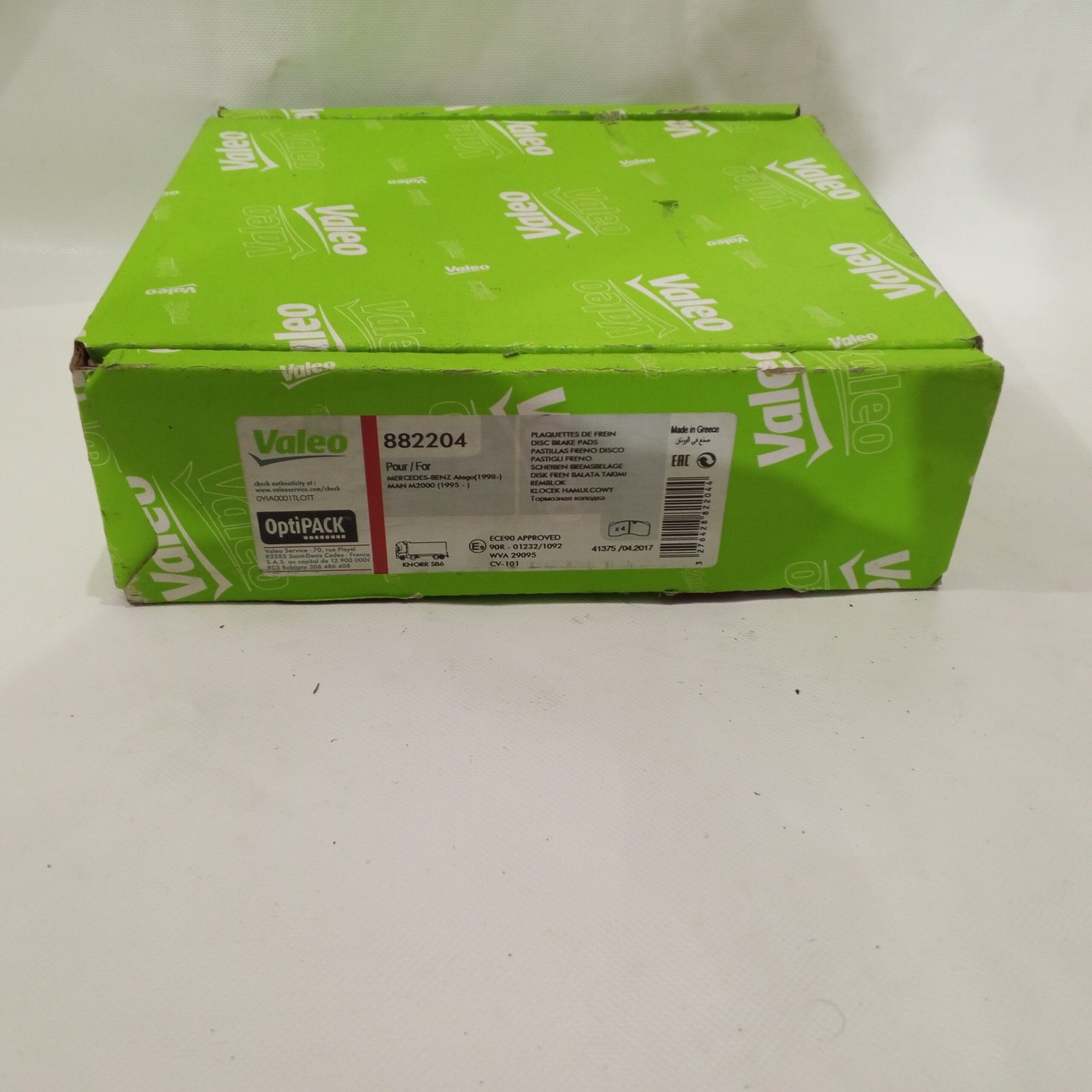 882204 Valeo Brake Pad Set, Disc Brake - Image 2