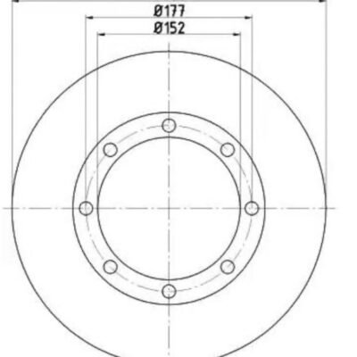 DBS65 IAGE Brake Disc From MERCEDES
