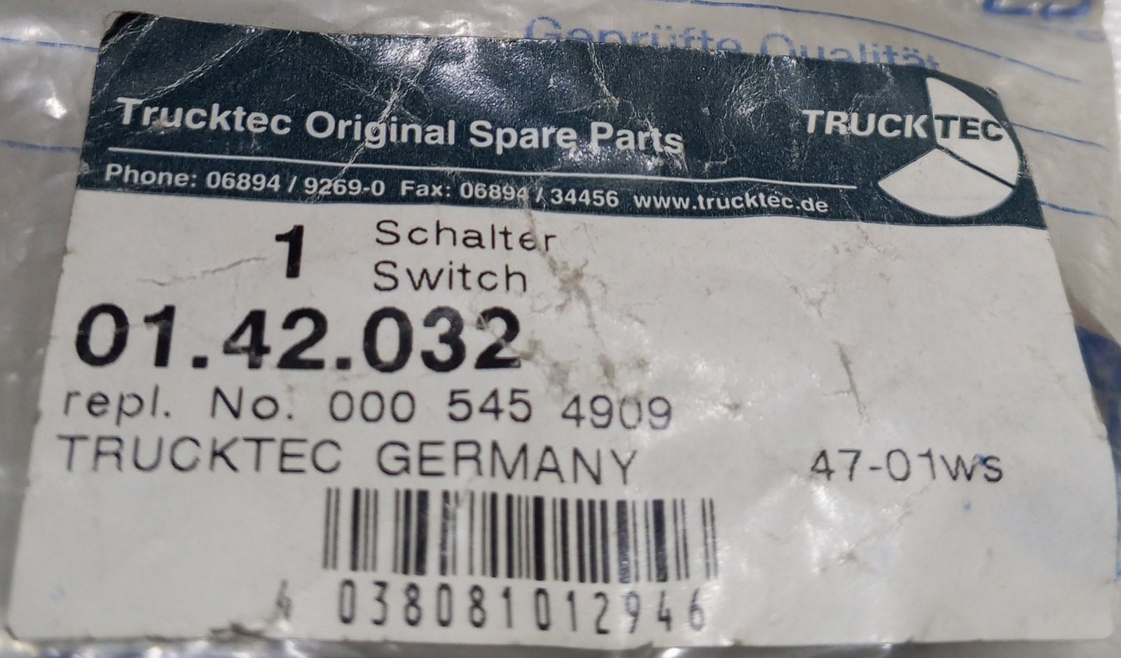 01.42.032 TRUCKTEC SWITCH FROM MERCEDES - Image 3