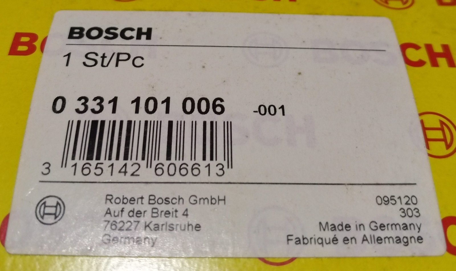 0331101006 BOSCH SOLENOID SWITCH, STARTER - Image 3