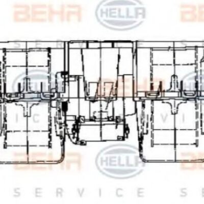 8EW009158-071 HELLA INTERIOR BLOWER