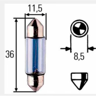 8GM002092-241 HELLA BULB, INTERIOR LIGHT