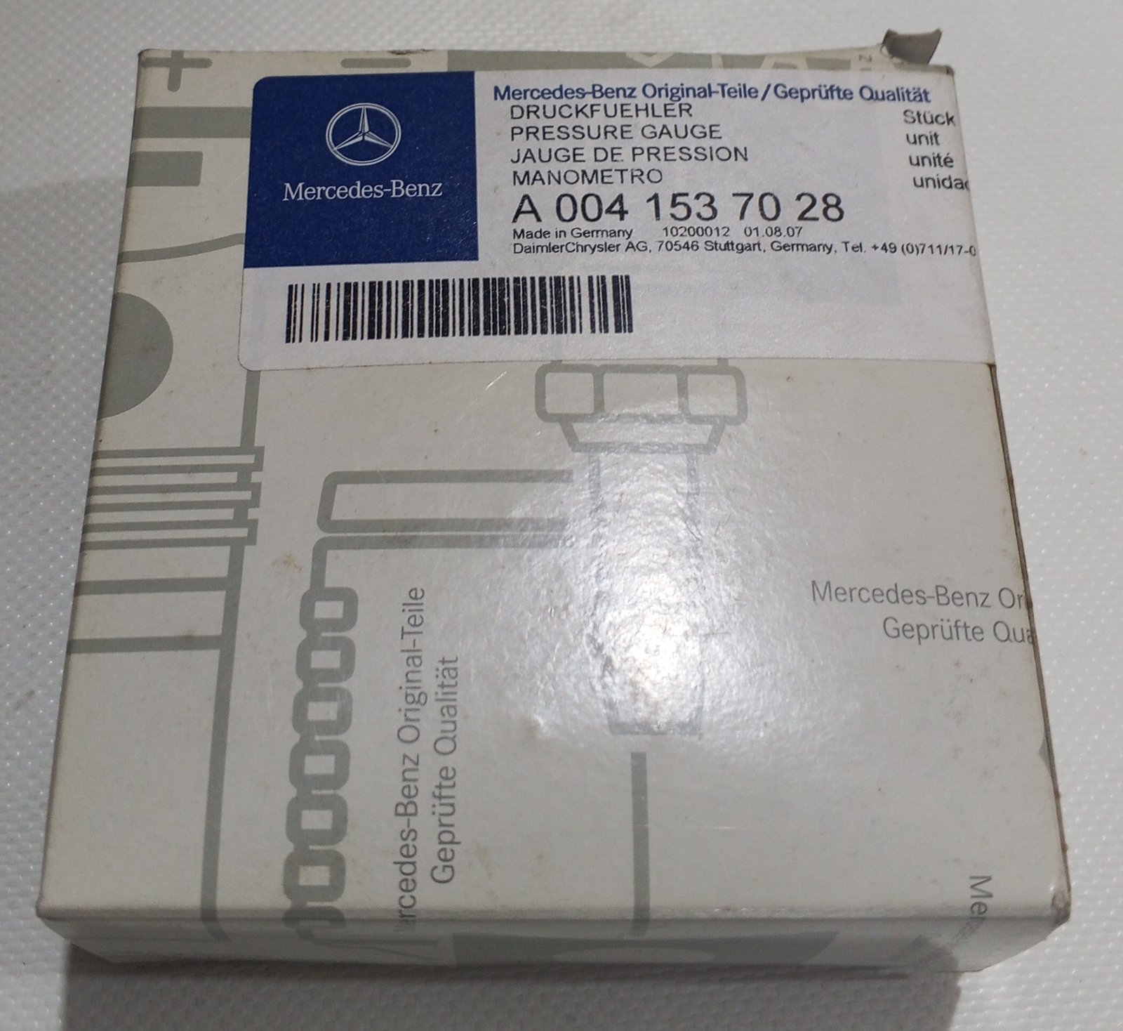 A0041537028 MERCEDES-BENZ SENSOR, INTAKE MANIFOLD PRESSURE - Image 2