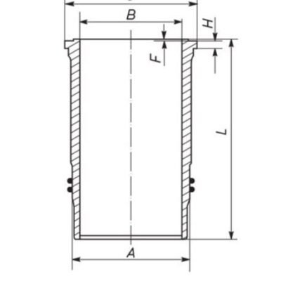 003 WN 14 MAHLE CYLINDER LINER