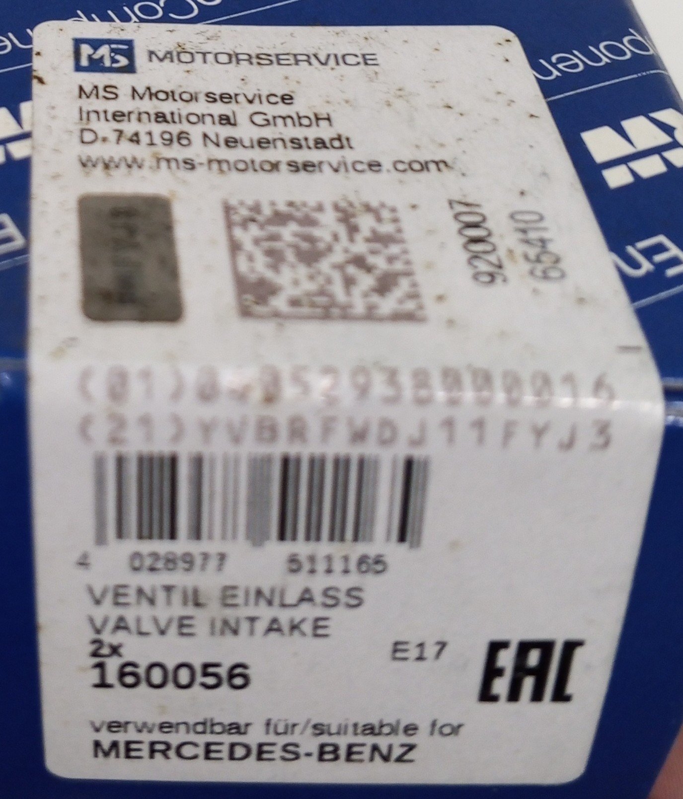 160056 TRW INTAKE VALVE - Image 3