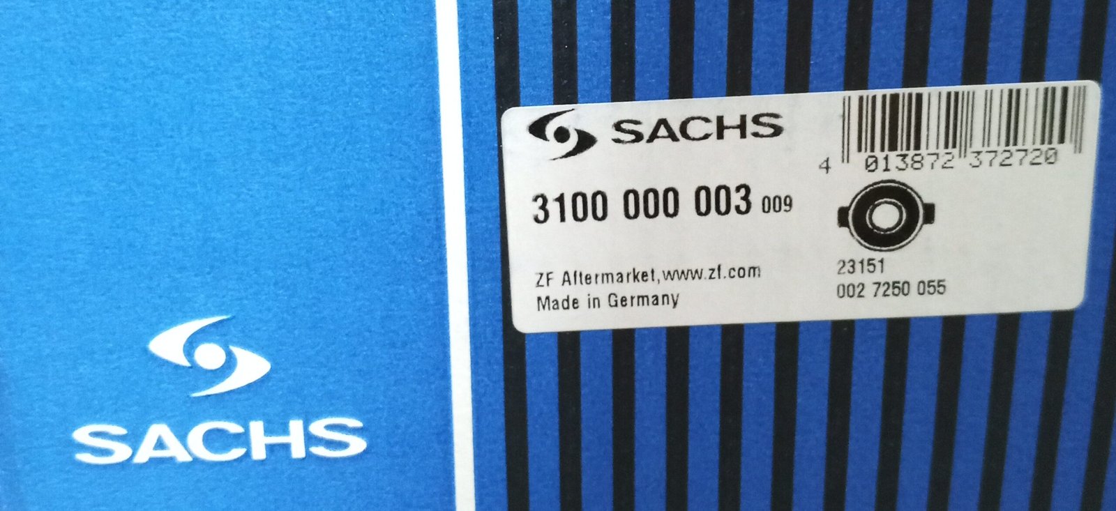 3100 000 003 SACHS CLUTCH RELEASE BEARING - Image 2