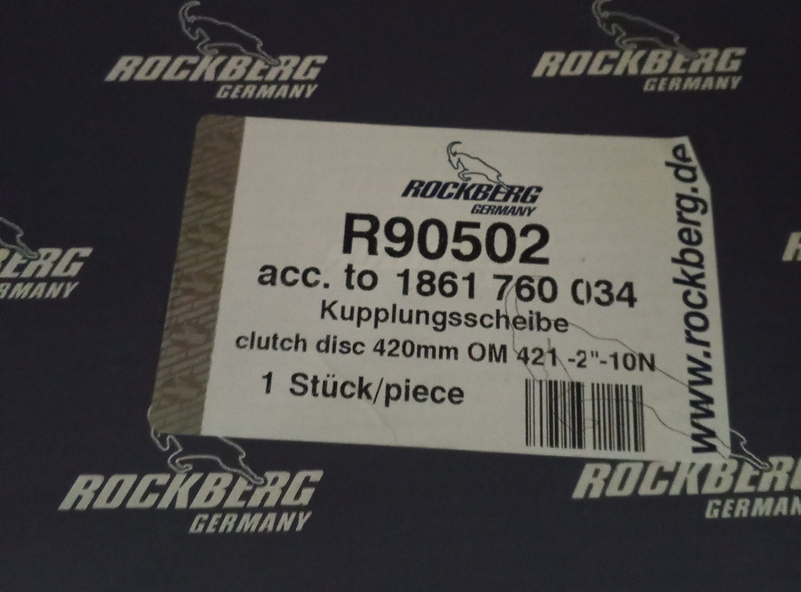 R90502 ROCKBERG CLUTCH DISC - Image 2
