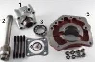 02.2610.A EUROTRADING COMPLETE P.T.O. KIT WITH HIGH FLANGE & SHAFT 252MM