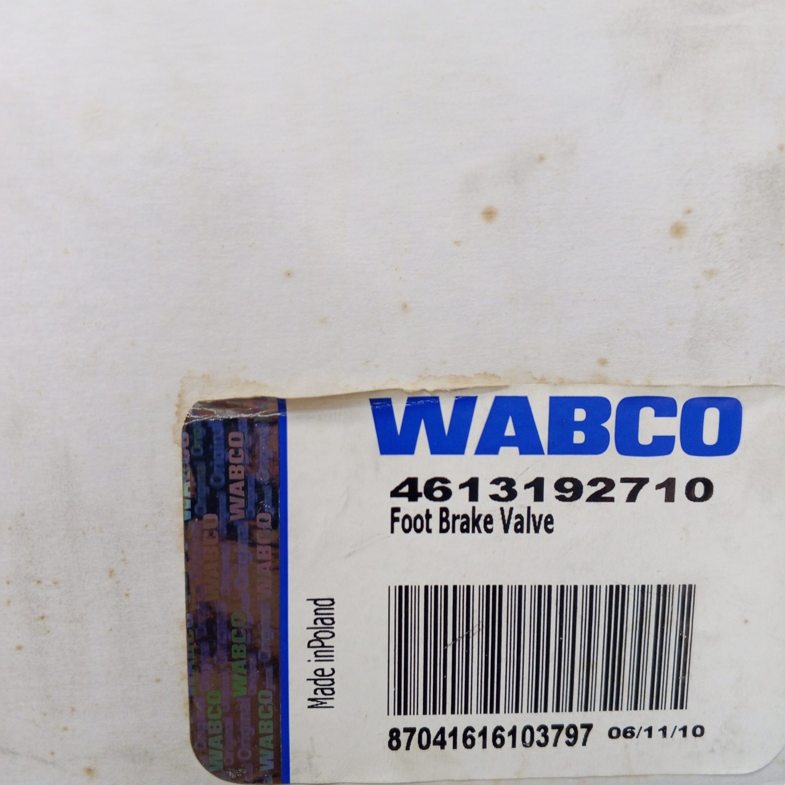 4613192710 WABCO FOOT BRAKE VALVE - Image 2